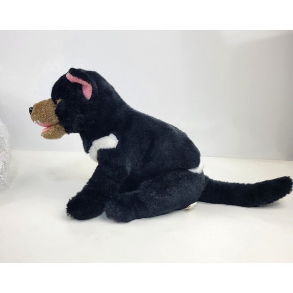 Korimco Dizzy Tasmanian Devil Plush Realistic With Open Mouth and Teeth 10" - Picture 8 of 12